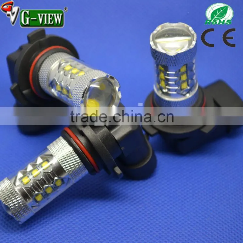9005 HB3 auto led fog light bulb 80w high power car daytime running light bulb