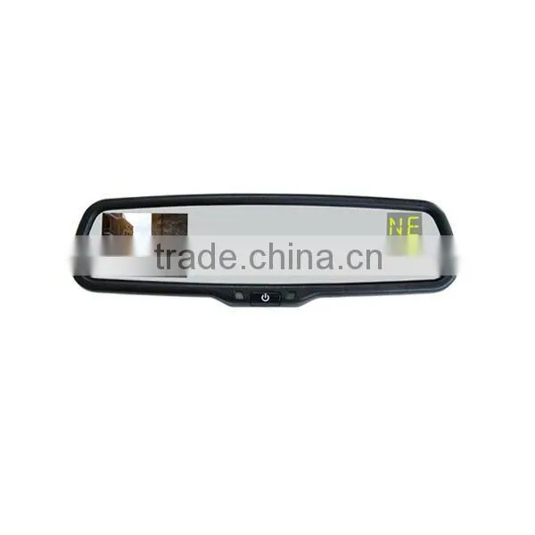 Carknight/OEM 3.0 inch special rear view mirror monitor with compass