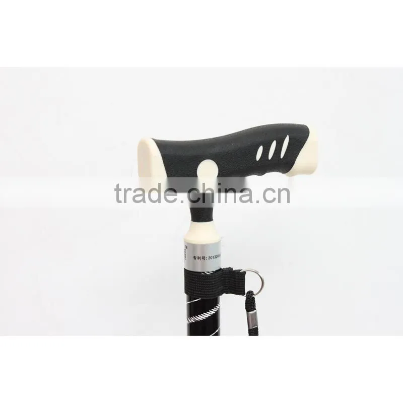 3 legged new brand T grip aluminum alloy anti shock elderly walking stick