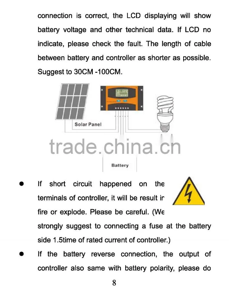 New 12V/24V60A PWM solar charger controller, solar light controller with LCD display