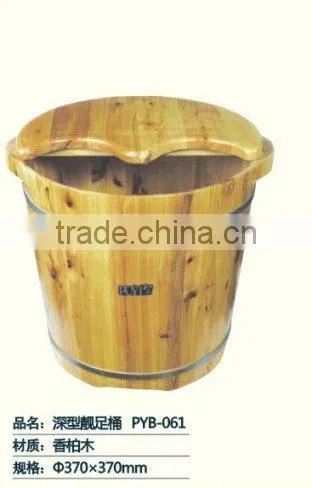 Deep Foot Barrel(with top) Wooden Footbath Barrels