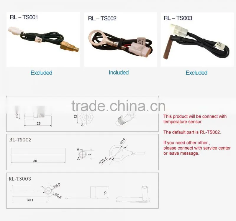 Digital thermometer temperature sensor for tractor ATV MARINE BOAT motorcycle generator water oil temperature