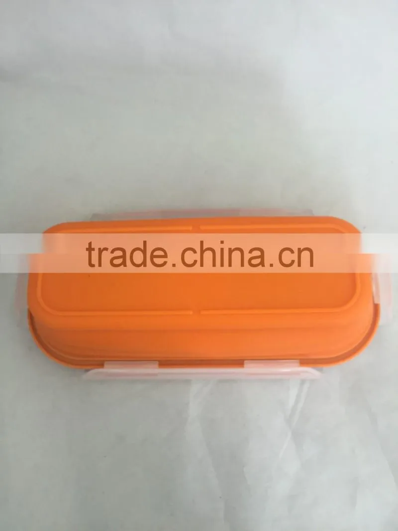 Produce New Style Practical Foldable Silicone Lunch Box