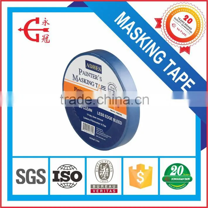Colorful masking tape jumbo roll reist 60-120c
