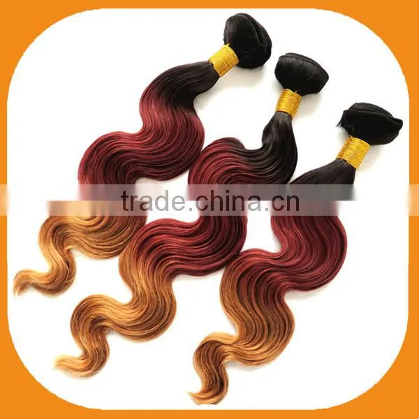 High Quality Ombre Hair Weaves Color 1B# -33#-27#