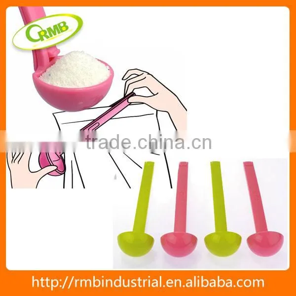 Plastic Bag Closure Clip/Sugar Spoon with Clip