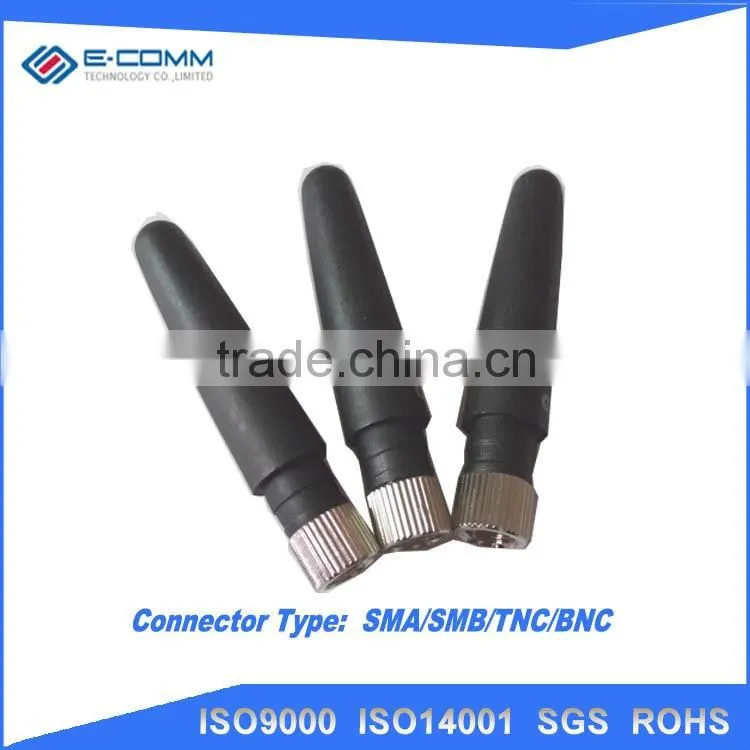 Top sales!! 890-960MHz rubber stick GSM antenna with sma male connector