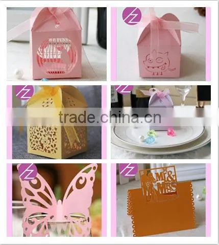 2016 new design paper mandarin duck table wedding decoration JK-50