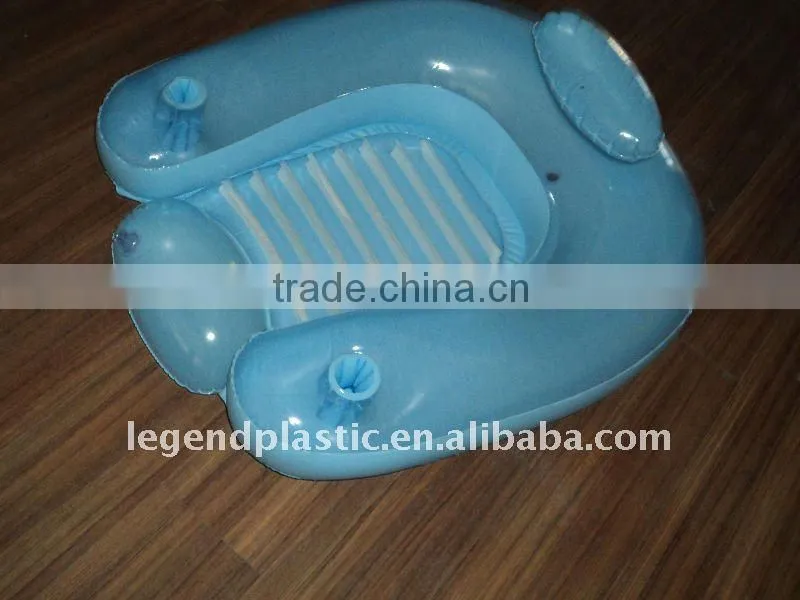 pvc inflatable floating air chair