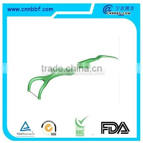 Chinese manufacture plastic dental floss pick stick