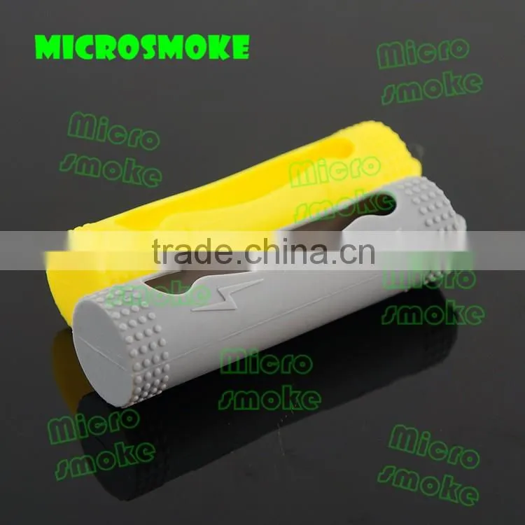 Microsmoke 19 colors silicone case/holder for 18650 battery ,lithium ion battery 18650 holder, battery 18650 silicone holder