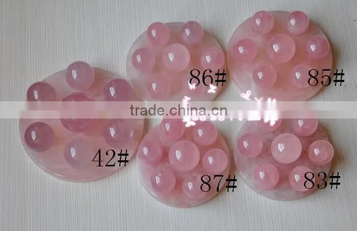 2015 Newest Rose Natural QUARTZ CRYSTAL lotus flower and Green lotus leaf Carved Healing