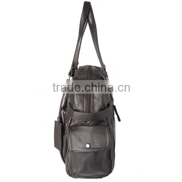 Hot selling men's leather satchel shoulder bags