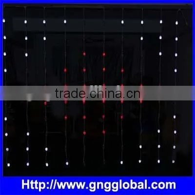 Madrix 3D effect curtain screen for decoration in wine bar and KTV 3d roung ball stripe screen