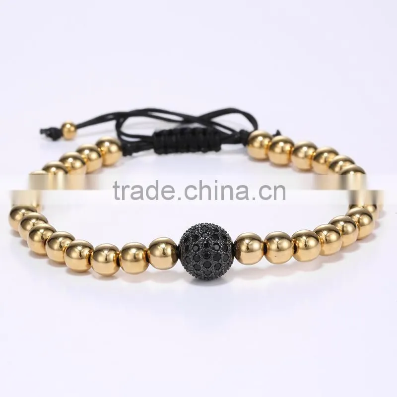 Alibaba Hot sales Stainless steel beaded bracelet online shopping Alibaba