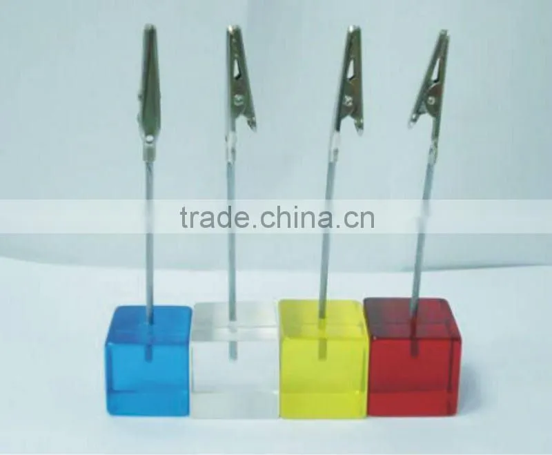 memo clip holder metal paper clip photo holder decorative