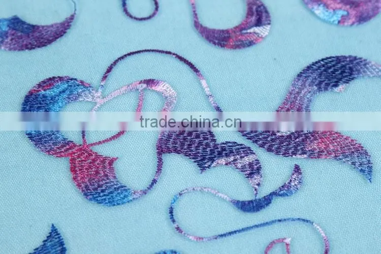Nylon polyester cheap border printing dress lace tulle fabric
