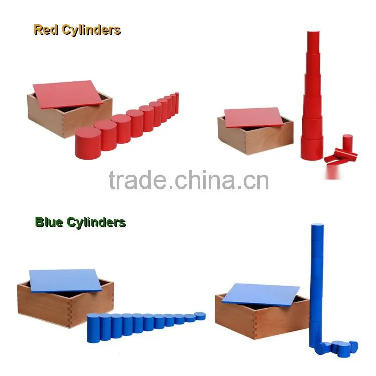 Montessori Materials/Preschool Montessori Wooden Toy for Kids/Educational Montessori Toys Rack for Red Rods