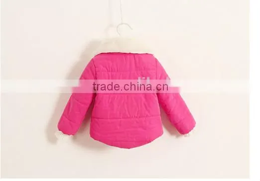 2016 Cute Brighten Watermelon Red Cotton Padded Coat
