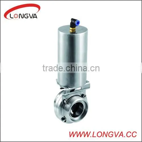 Stainless Steel Sanitary TriClamp Pneumatic Butterfly Valve