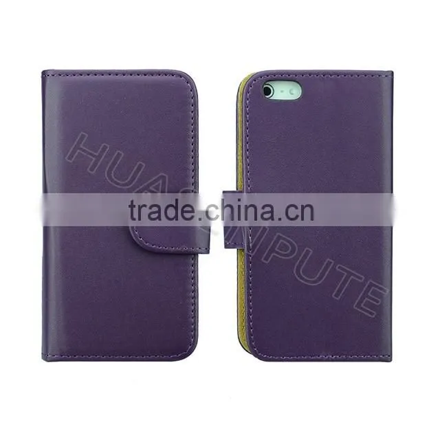 2016 Hot Selling Wallet Case Fip Leather Case With Card Holder For iPhone 5/5s