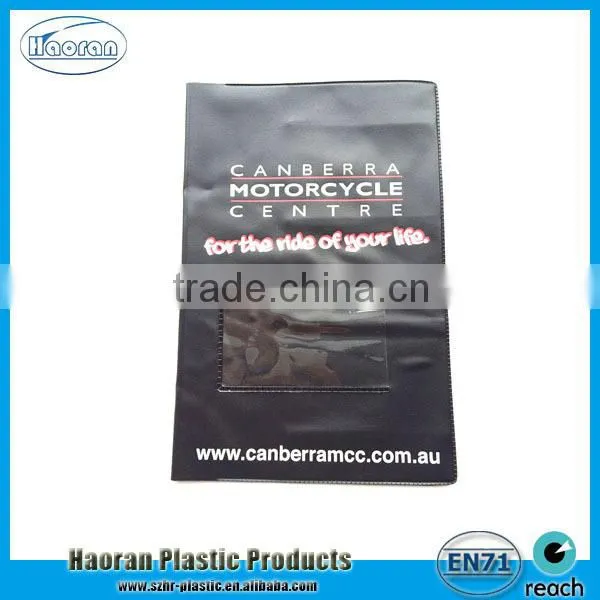 Vinyl plastic auto document holder