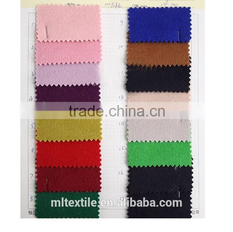 high-grade double-sided pure wool woolen fabrics cashmere woolen cloth