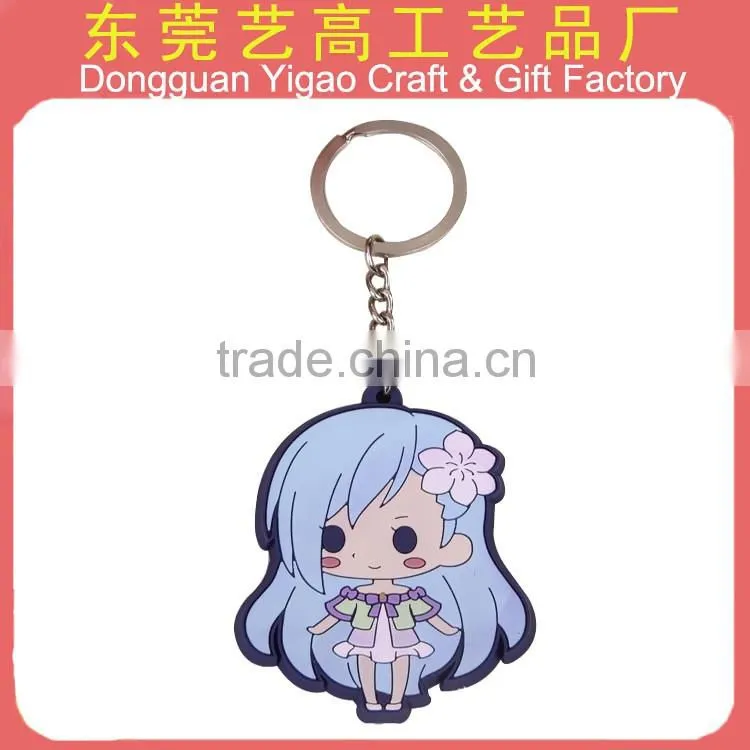 Factory hot sale no minimum custom logo keychains