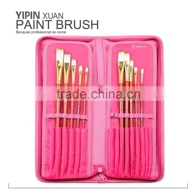 Hot Sell 10pcs Nylon Hair Artist Paint Brushes