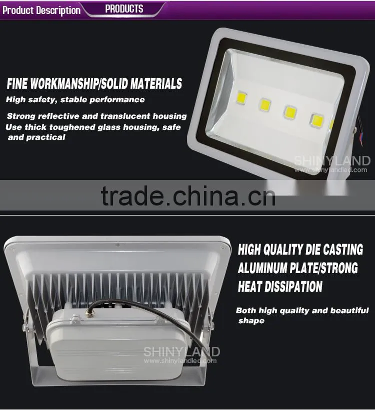 20000 lumen high power 200 watt led flood light for football field