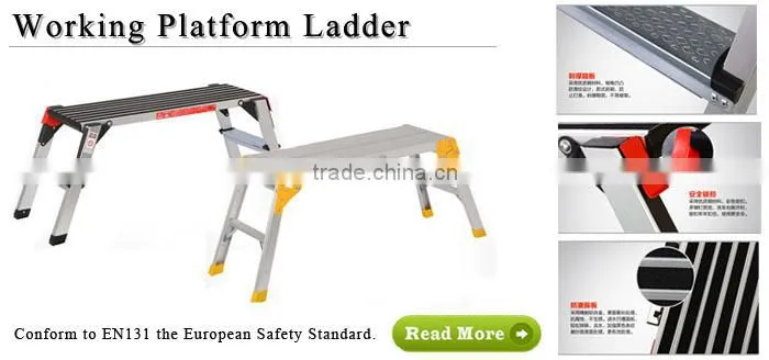 EN131 certification safety home use aluminium ladders household ladder