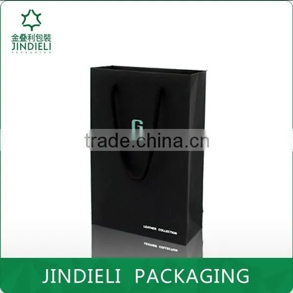 customized fancy paper bag with printing logo and rope handle