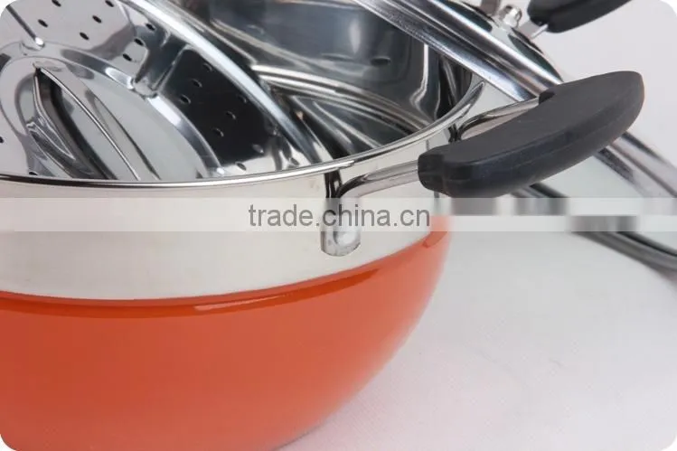 new products 2015 innovative products of induction stainless steel cooking pots and pans sets