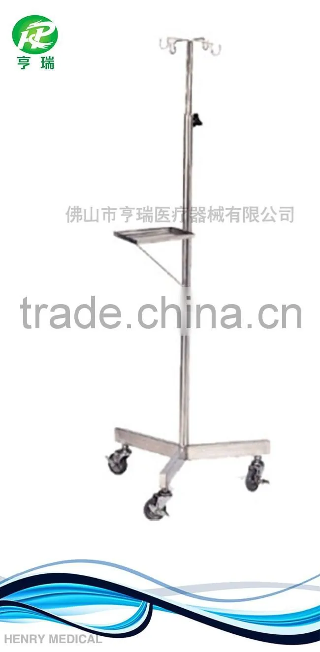 Adjustable hospital iv drip stand modern medical equipment