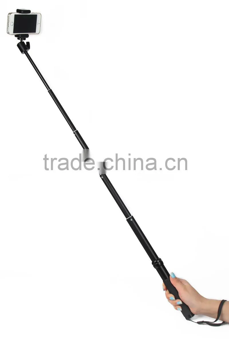 2015 NEW Self-portrait Monopod 6 section Handheld Selfie stick for all smartphone