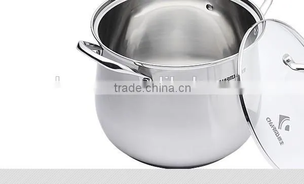 Excellent houseware stainless steel pots for cooking
