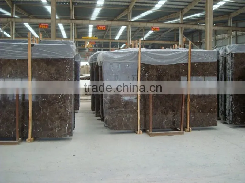 Chinese dark emperador marble slab