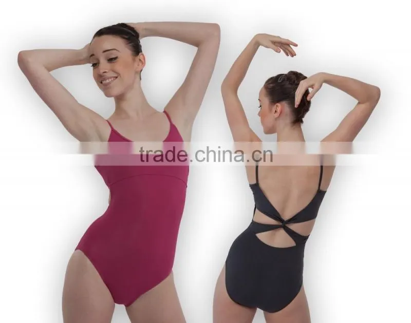 Ladies twist back camisole ballet leotards BL913