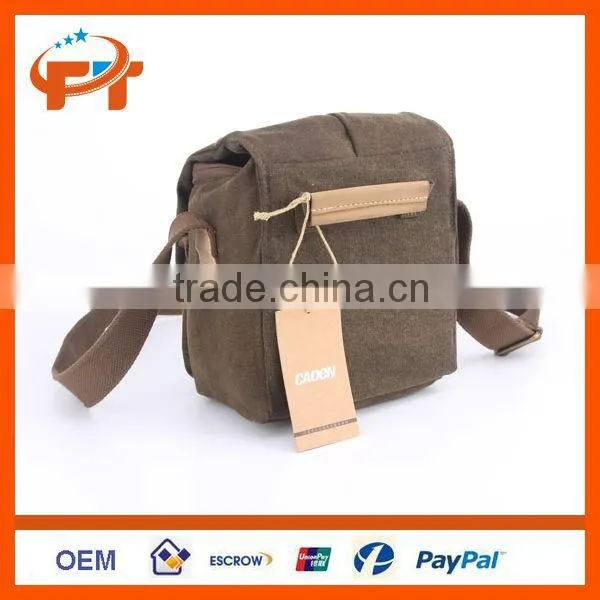 Canvas camera bag for Sony Nikon Canon PENTAX