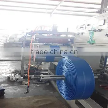 PVC high pressure lay flat hose production extrusion line