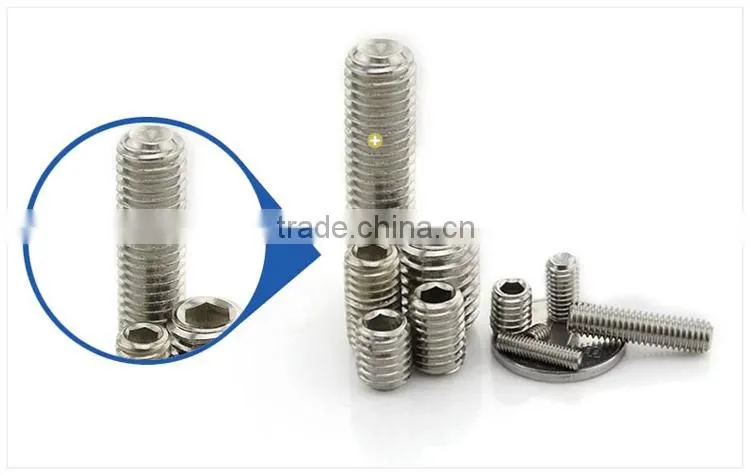 Hex Socket Set Screw Stainless Steel Set Screw