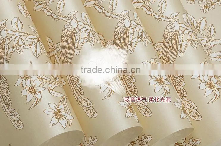 cheap classic china wallpaper home decoration wallpaper for living room