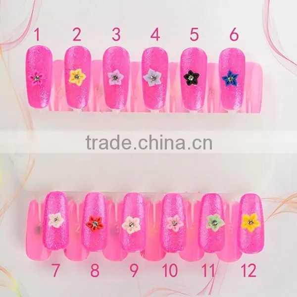 Wholesale 2015 Polymer Clay 3D Nail Art Flower