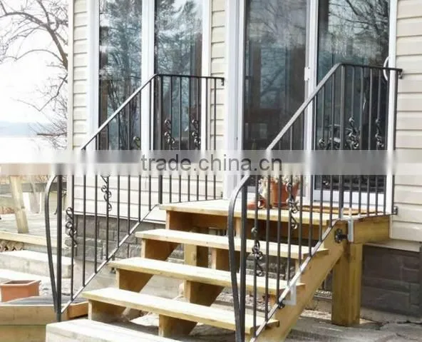 Top-selling outdoor wrought iron railings grill design