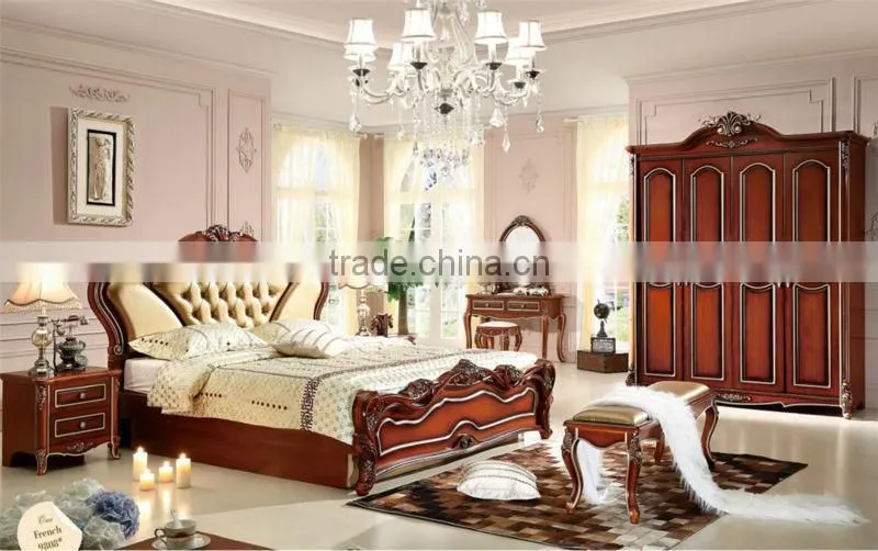 Bedroom set furniture sleeping bed foshan furniture market