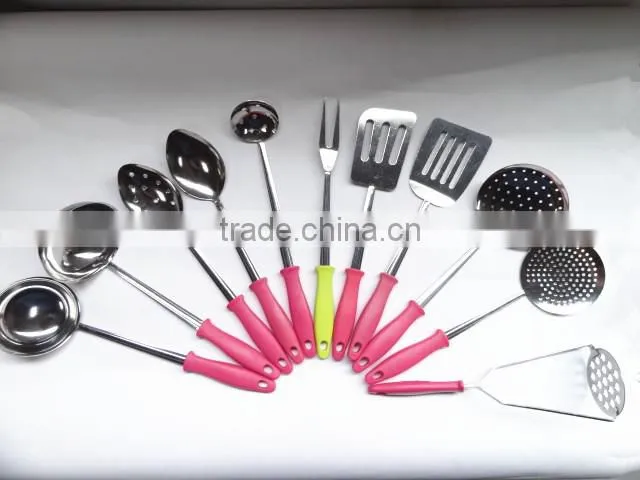 cheap price Stainless Steel Cooking Tools With plastic Handle