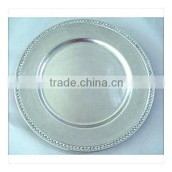 Plastic Decorative Wholesale Charger Plates
