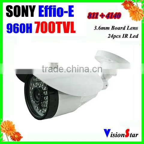 Infrared security system sony imx238 1200tvl cmos sensor ir metal cctv camera