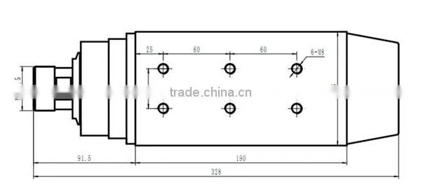 Toauto 4.5kw electric spindle motor GDZ120x103-4.5 price cheap