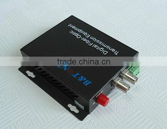 digital 2 channel fiber optic video transceivers